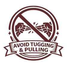 Avoid tugging and pulling